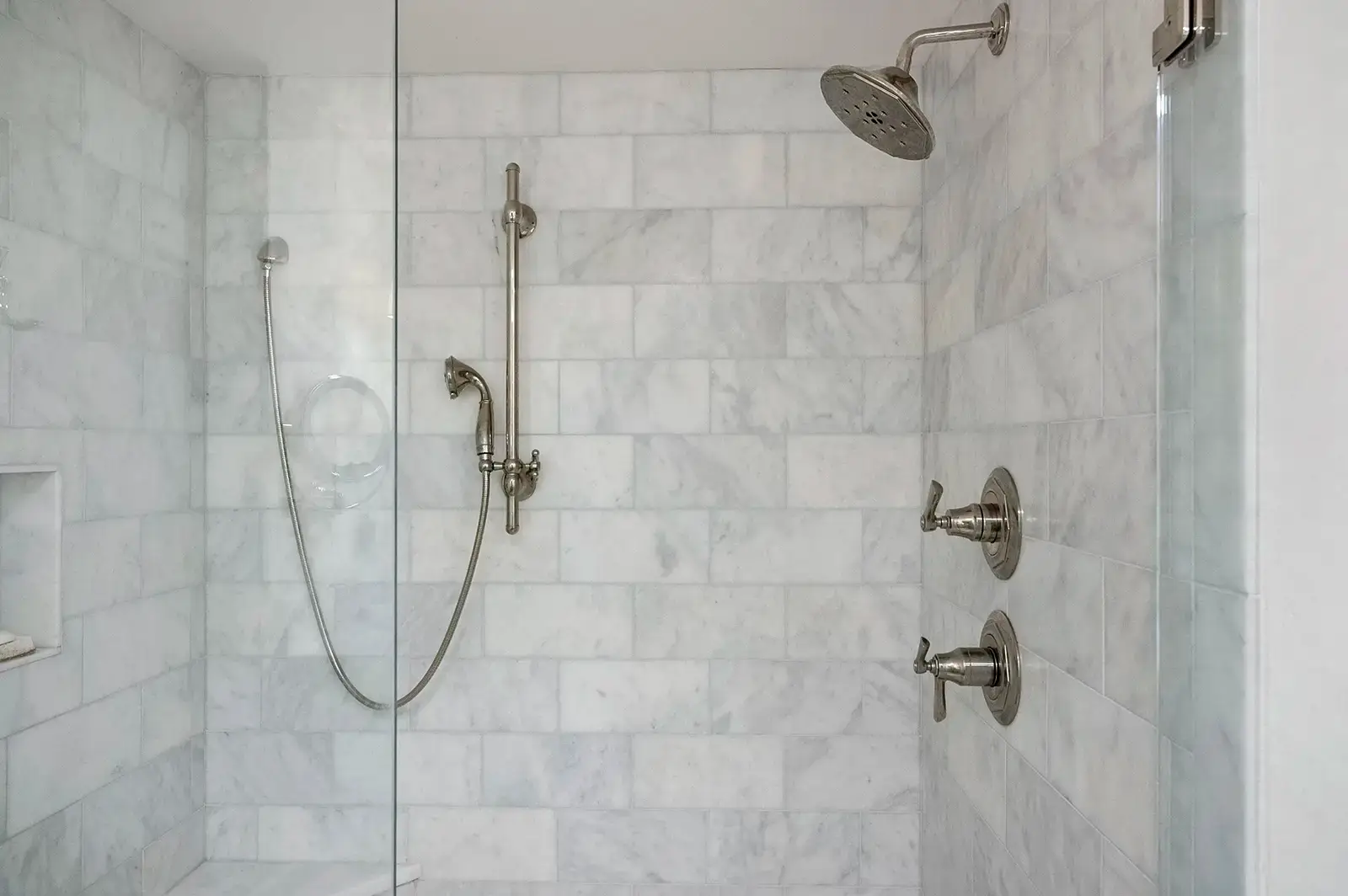 Shower details from our Ormond Beach Condo Renovation