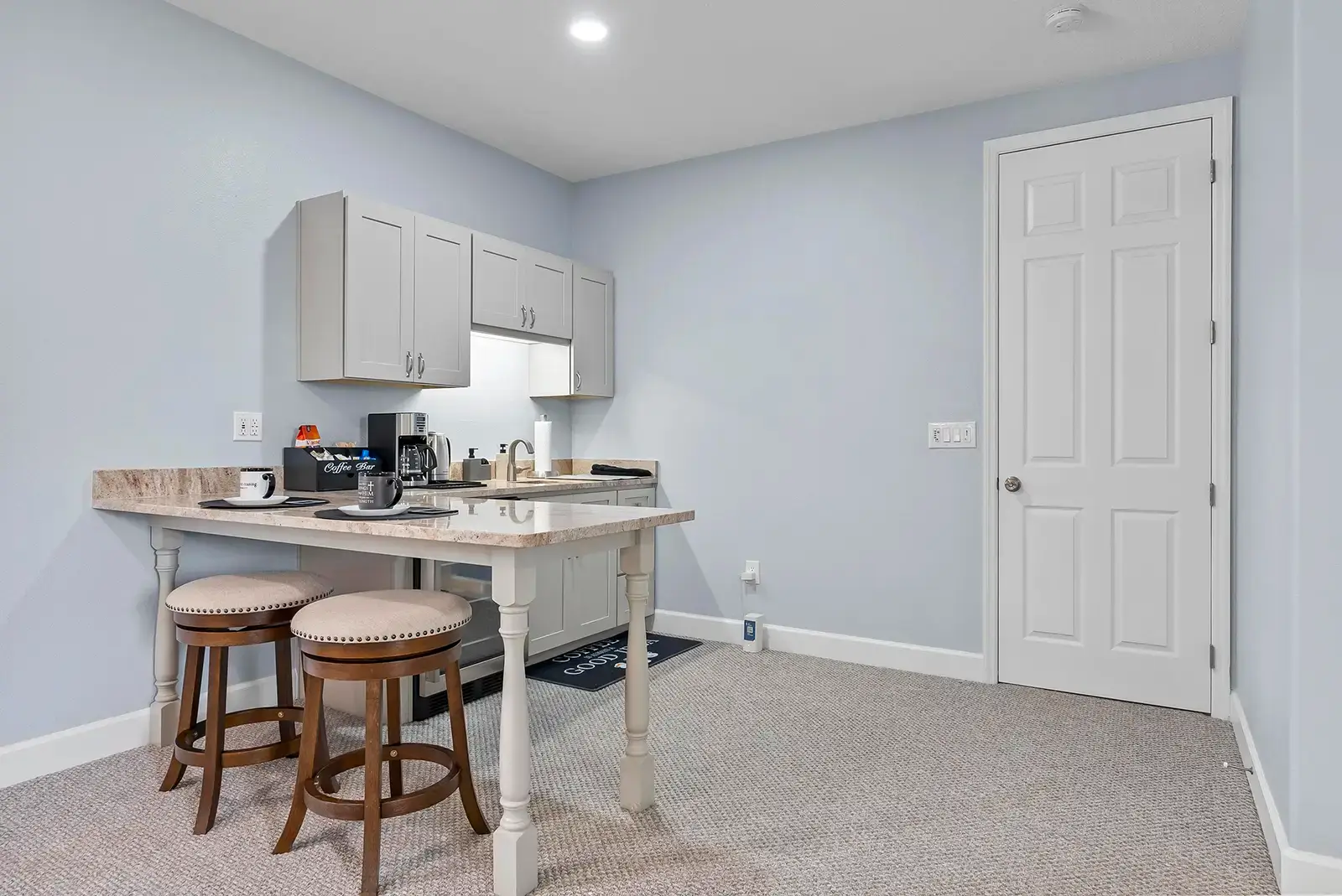 Bonus Room and Bathroom Remodeling Palm Coast - Kitchenette in Bonus Room