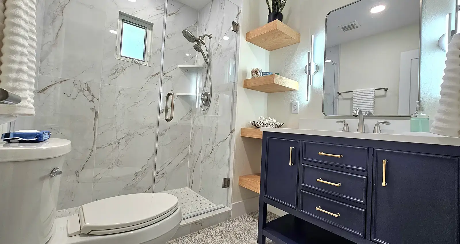 Bathroom Horizontal Bathroom Remodeling - Bunnell Florida - Crest Residential Construction
