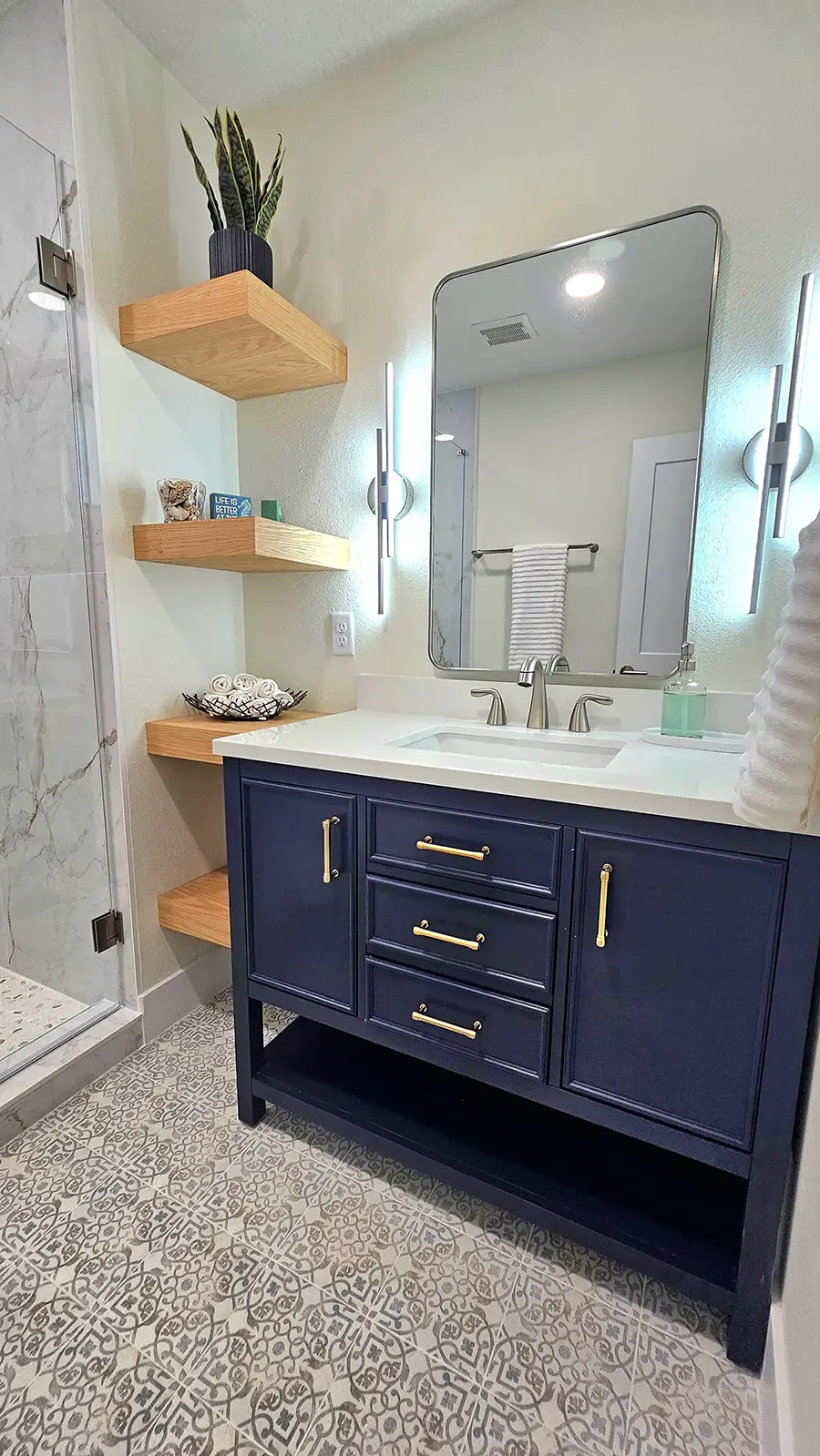 Bathroom Vanity - Renovations by Crest Residential Construciton
